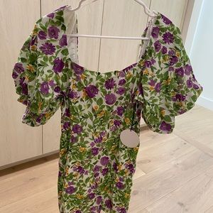 Balloon sleeve Dress